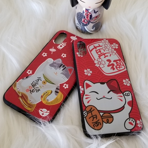 IPHONE X/XS LUCKY CAT CASE - Picture 2 of 7